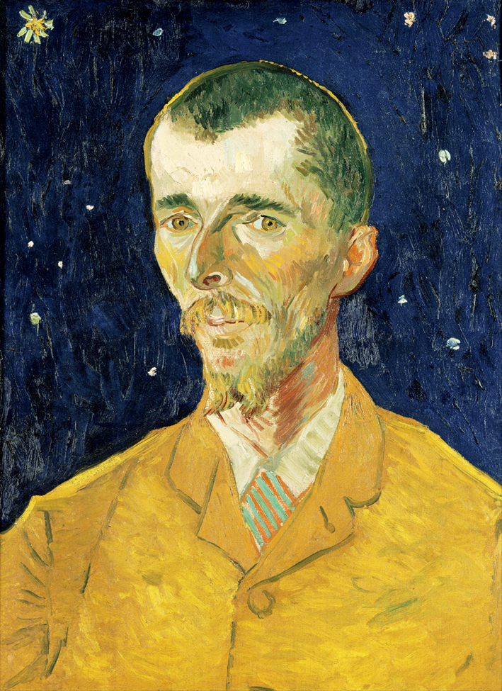  文森特·威廉·梵高  Vincent Willen Van Gogh ——尤金·赫伯肖像1888